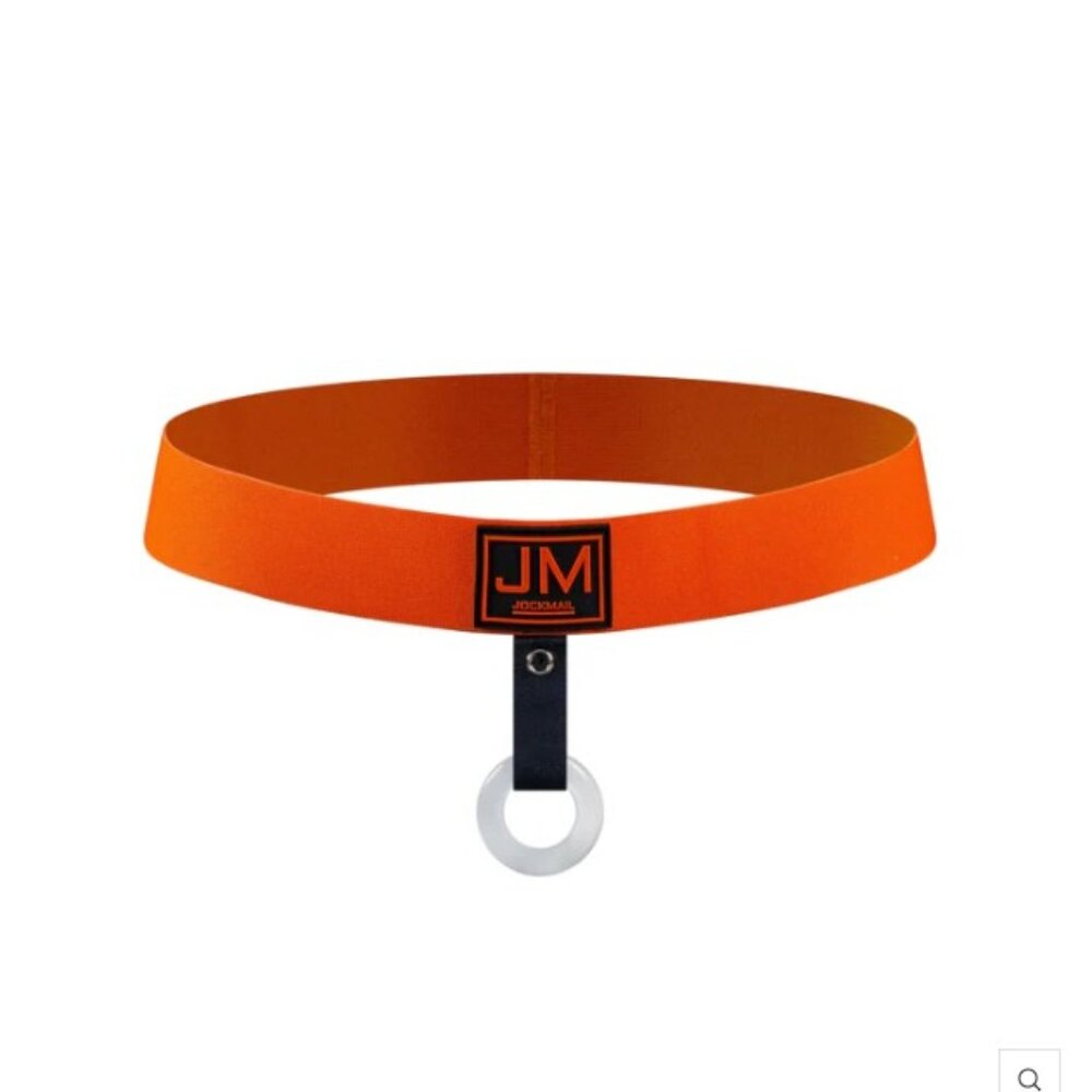 Jockmail Mens Body Strap with Silicone Ring Large